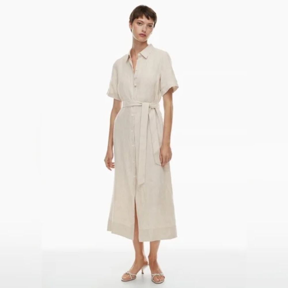 Aritzia Wilfred Eleta Linen Maxi Dress - Picture 1 of 14